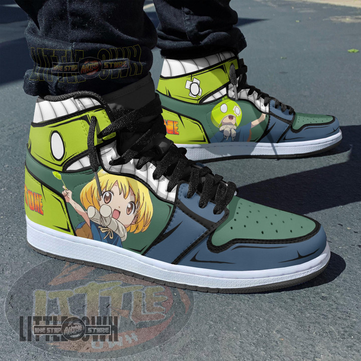 Suika Shoes Custom Dr. Stone Anime JD Sneakers - LittleOwh - 4