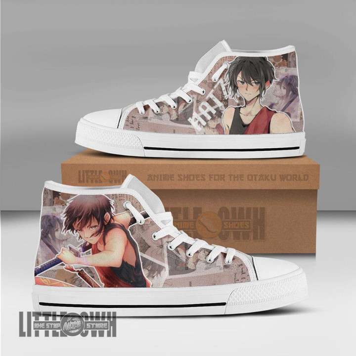 Hatsu Tower of God Anime Custom All Star High Top Sneakers Canvas Shoes - LittleOwh - 1
