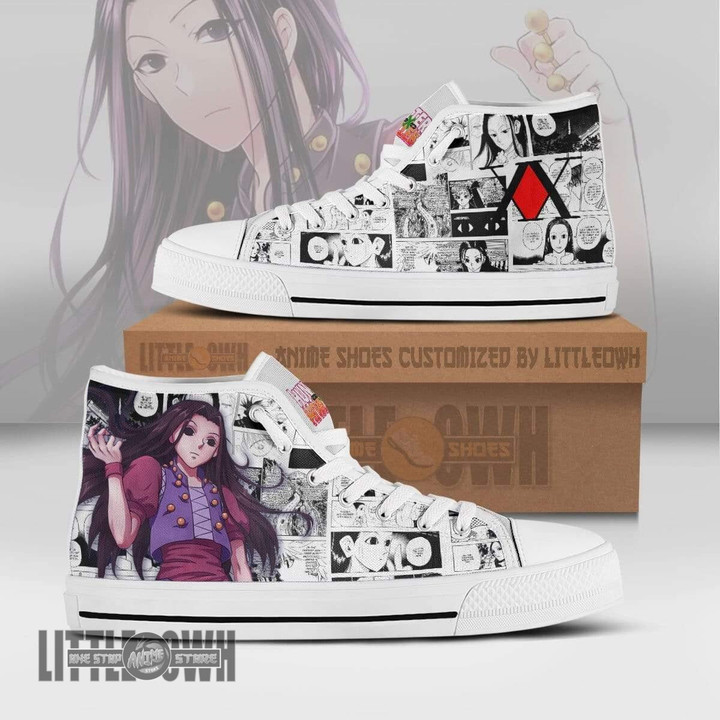 Hunter x Hunter Shoes Anime High Tops Custom Sneakers Illumi Zoldyck - LittleOwh - 1