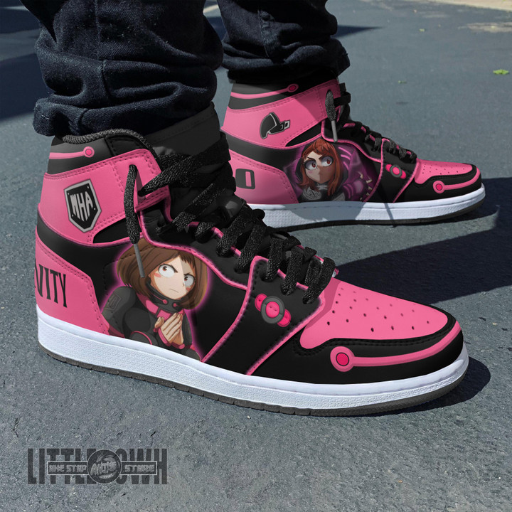 Ochaco Uraraka Sneakers Custom My Hero Academia Musketeers Anime Shoes