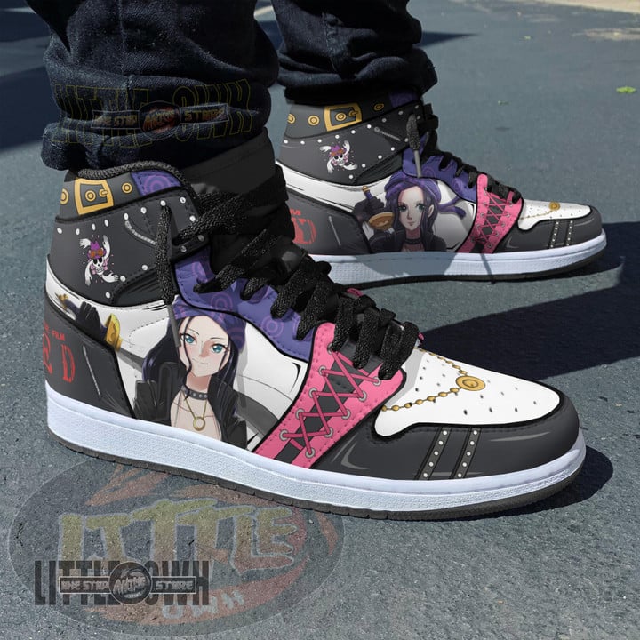 Nico Robin Sneakers Custom One Picece Red Anime Shoes