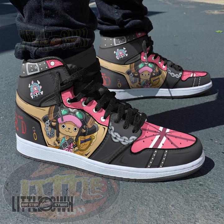 Chopper Sneakers Custom One Picece Red Anime Shoes