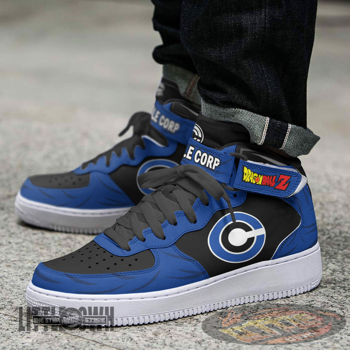 Capsule Corp AF1 High Sneakers Custom Dragon Ball Anime Shoes