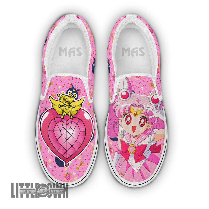 Sailor Chibi Moon Shoes Custom Sailor Moon Anime Classic Slip-On Sneakers