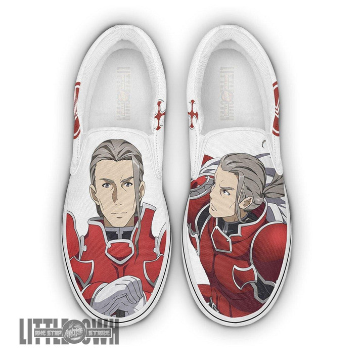 Sword Art Online Kayaba Akihiko Shoes Custom Anime Classic Slip-On Sneakers - LittleOwh - 1