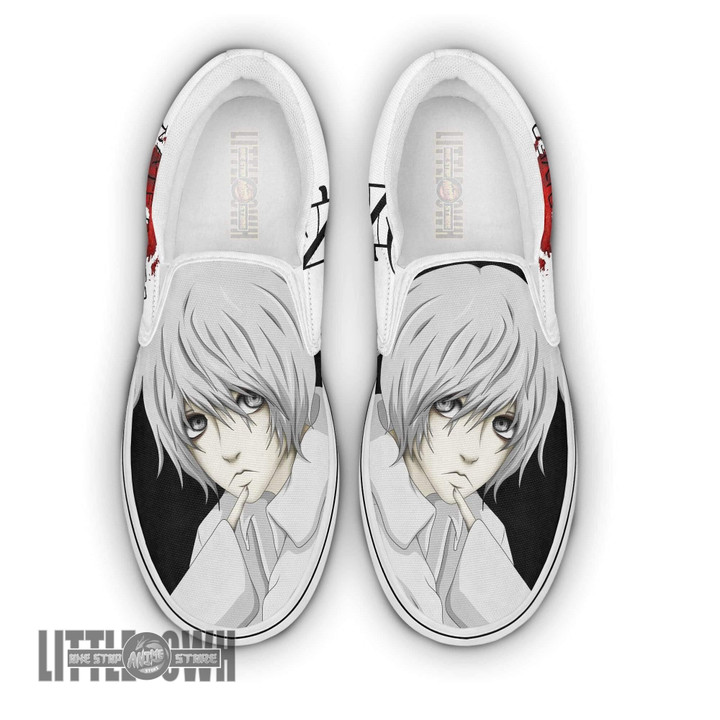 Near Classic Slip-On Custom Death Note Anime Shoes - LittleOwh - 1