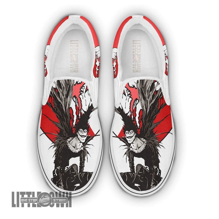 Death Note Ryuk Custom Anime Classic Slip-On Shoes - LittleOwh - 1
