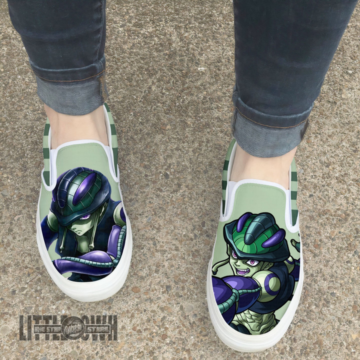 Meruem Shoes Custom Hunter x Hunter Anime Classic Slip-On Sneakers - LittleOwh - 4