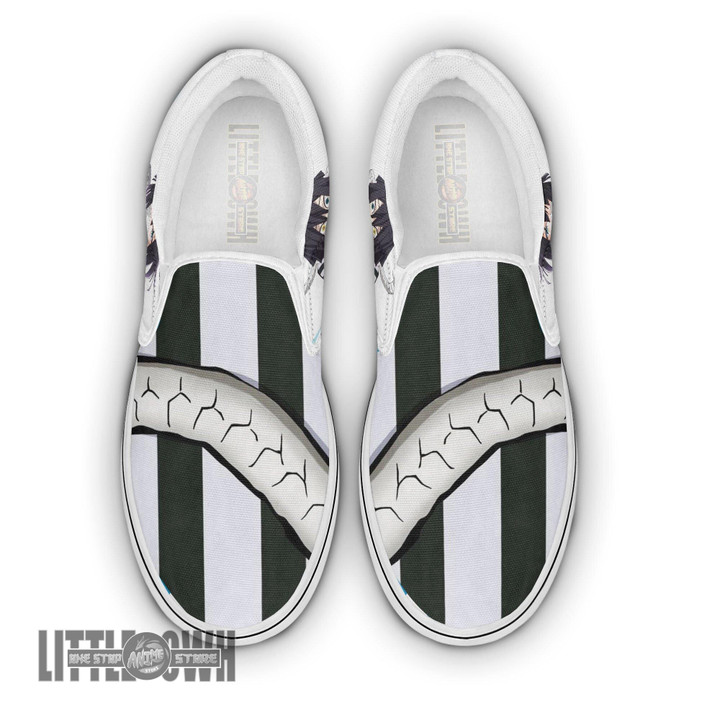 Obanai Haori Custom KNYs Shoes Anime Sneakers Classic Slip On - LittleOwh - 2