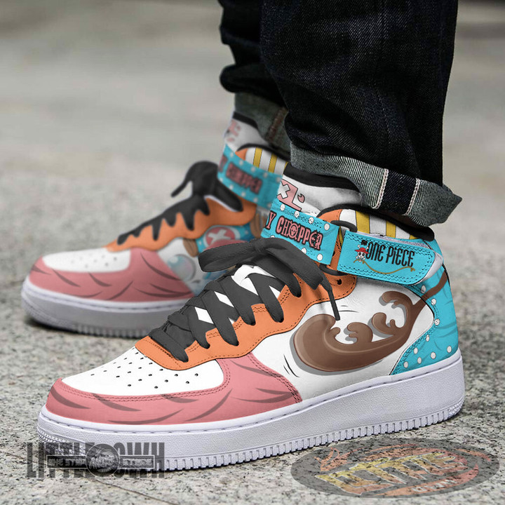 Chopper One Piece Shoes Custom AF1 High Anime Sneakers