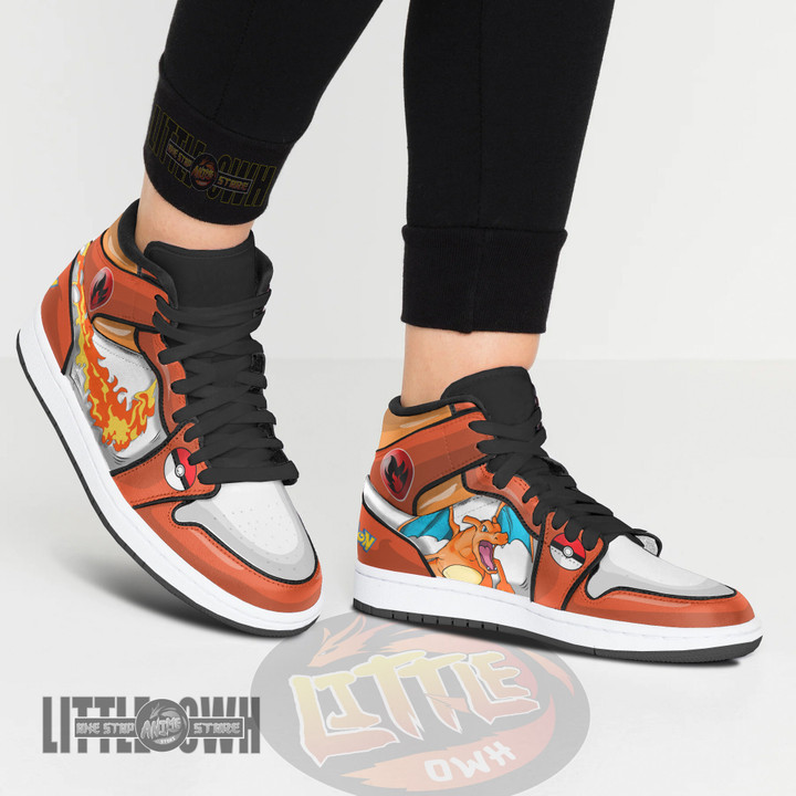 Charizard Kid Shoes Pokemon Anime Custom Boot Sneakers