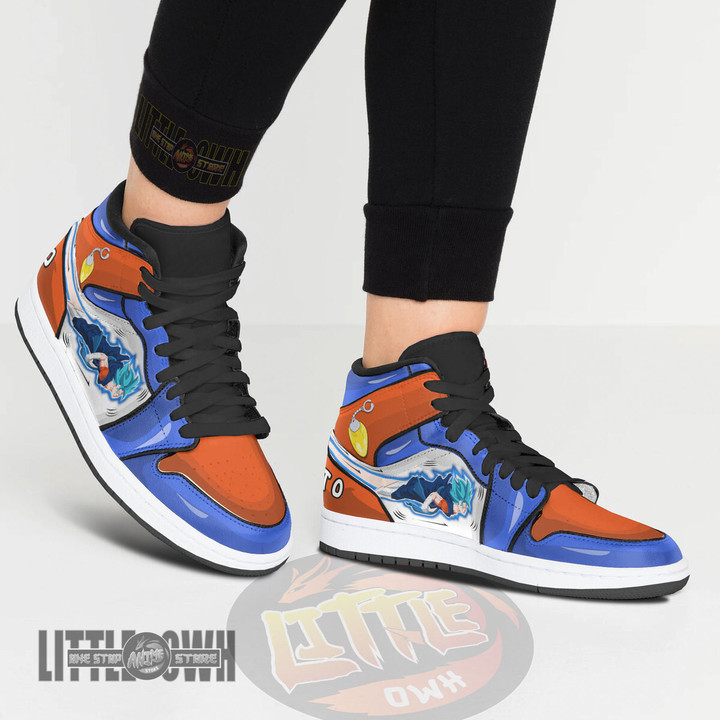 Vegito Anime Kid Shoes Dragon Ball Custom Boot Sneakers