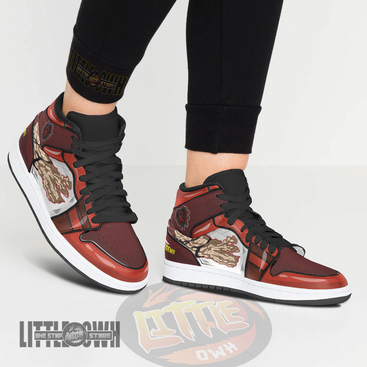 Red Riot Anime Kid Shoes My Hero Academia Custom Boot Sneakers