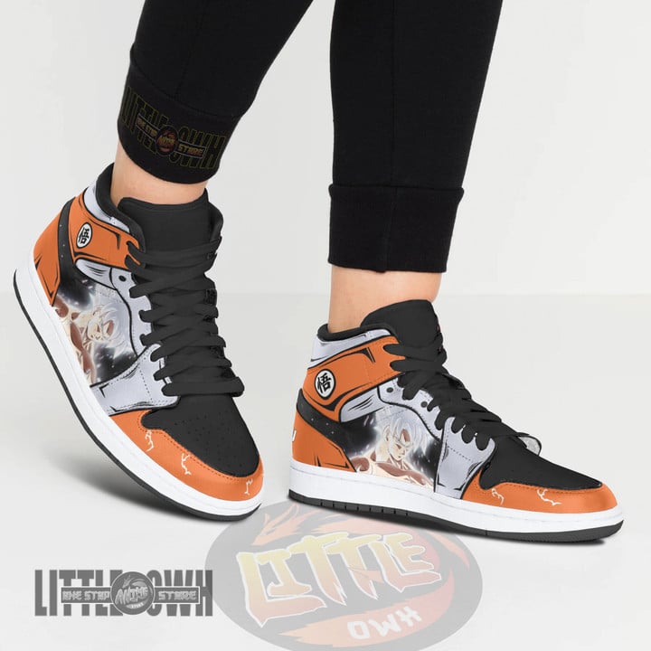 Goku Ultra Instinct Anime Kid Shoes Dragon Ball Custom Boot Sneakers