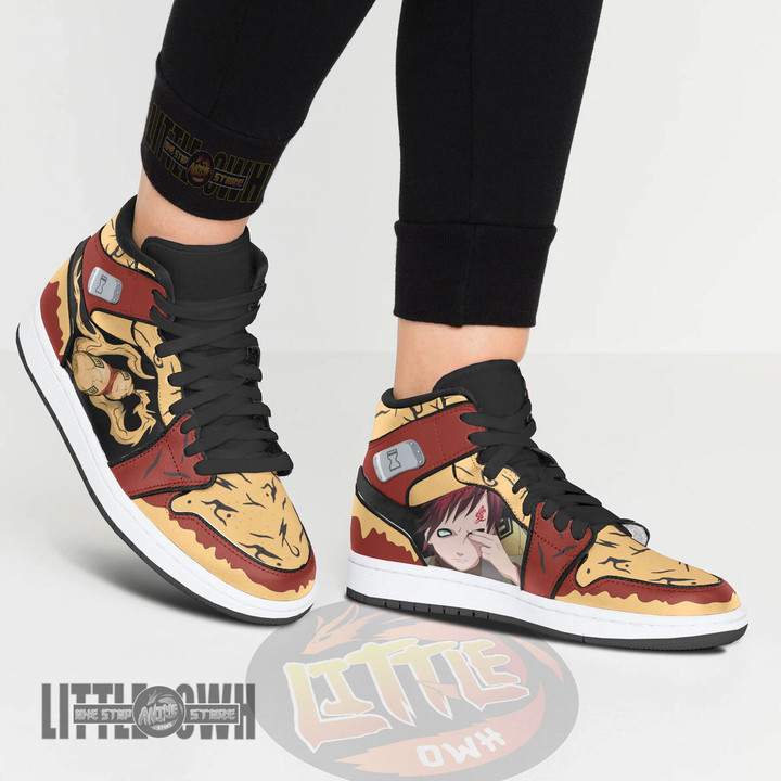 Gaara Kid Shoes Naruto Anime Custom Boot Sneakers