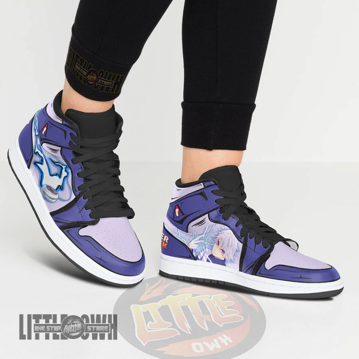 Killua Assassin Mode Anime Shoes Kid Hunter x Hunter Custom Boot Sneakers