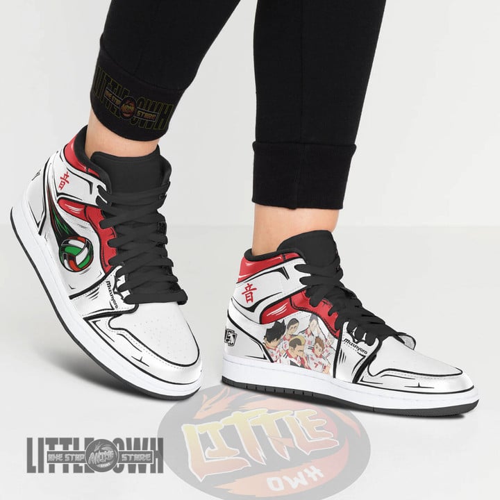 Nekoma High Libero Anime Kid Shoes Haikyuu Custom Boot Sneakers
