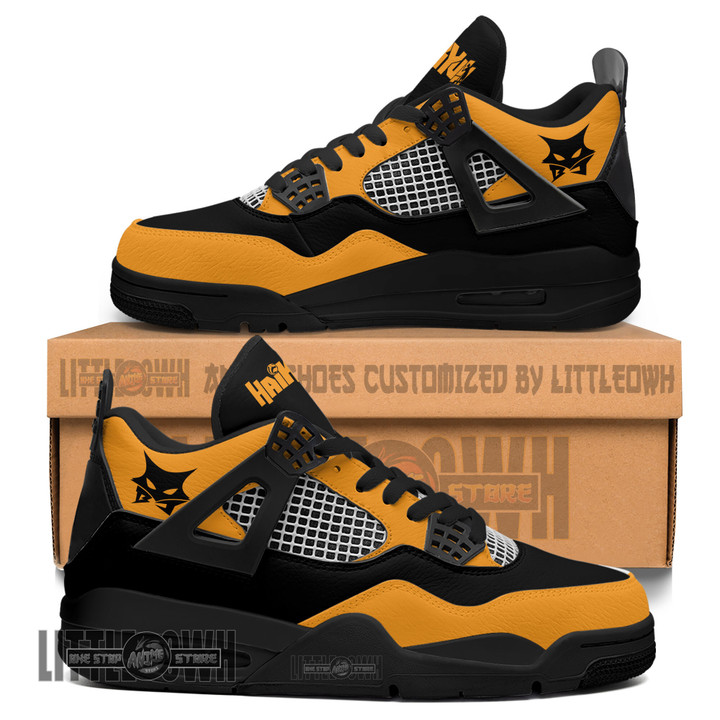 MSBY Haikyuu Anime Personalized Shoes - JD 4 Sneakers - Littleowh