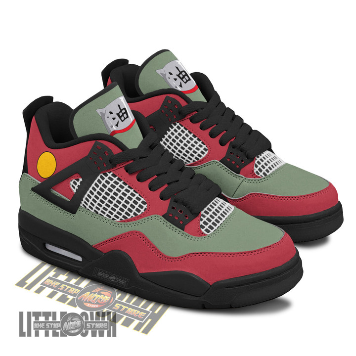 Jiraiya J4 Sneakers - Personalized Naruto custom anime shoes