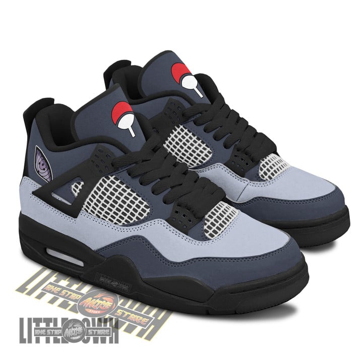 Sasuke Uchiha J4 Sneakers - Personalized Naruto custom anime shoes