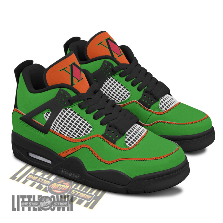 Gon Freecss J4 Sneakers - Personalized Hunter x Hunter custom anime shoes