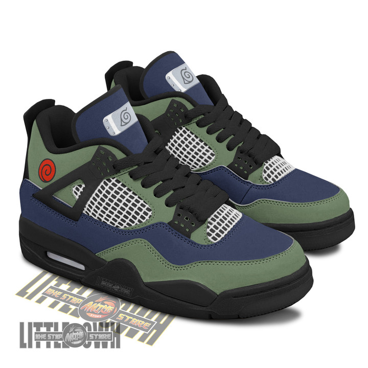 Hatake Kakashi J4 Sneakers - Personalized Naruto custom anime shoes