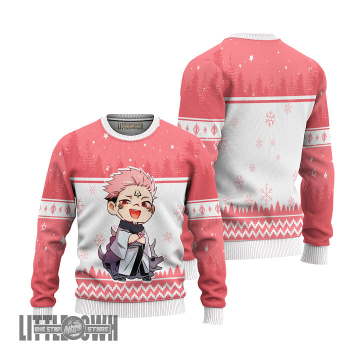 Jujutsu Kaisen Ryomen Sukuna Anime Christmas Ugly Sweater Anime Xmas Gift Ideas 2023