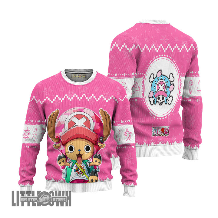 Tony Tony Chopper One Piece Anime Christmas Ugly Sweater Anime Xmas Gift Ideas 2023