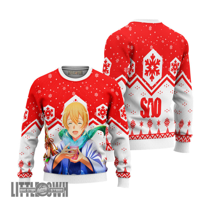 Sword Art Online Eugeo Anime Christmas Ugly Sweater Anime Xmas Gift Ideas 2023