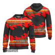 Kyojuro Ugly Sweater Custom Demon Slayer Knitted Sweatshirt Anime Christmas Gift