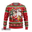 KnY Demon Slayer Ugly Christmas Sweater Main Characters Custom Knitted Sweatshirt