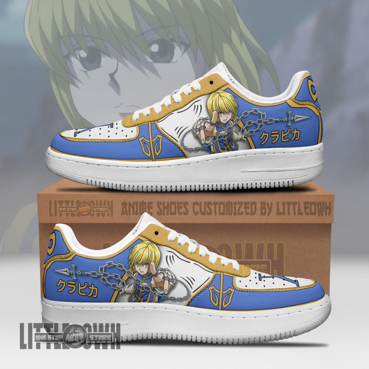HxH Kurapika AF Sneakers Custom Hunter x Hunter Anime Shoes - LittleOwh - 1