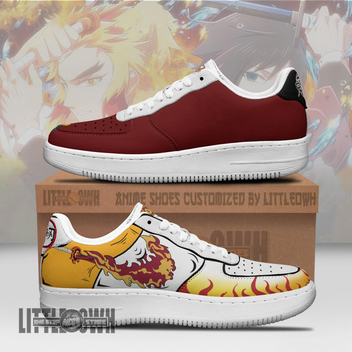 Rengoku x Giyuu AF Sneakers Custom Demon Slayer Anime Shoes - LittleOwh - 1