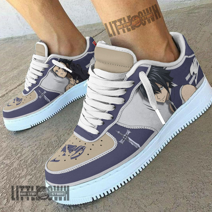 Fairy Tail Gray Fullbuster AF Sneakers Custom Anime Shoes - LittleOwh - 4