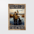 Once Upon A Time Duck Hunting Boy Wall Art