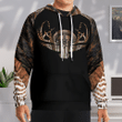 3D Turkey Hunting All-Over Print Hoodie