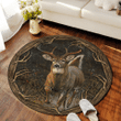 Deer Hunting Round Carpet