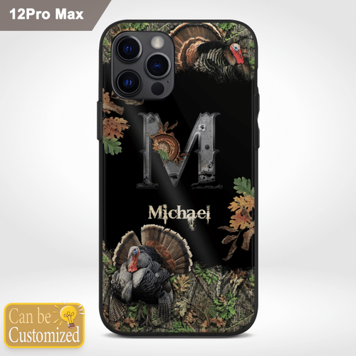 Personalized Name & Letter Turkey Hunting Phone Case