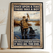 Once Upon A Time Duck Hunting Boy Wall Art