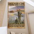 Once Upon A Time Duck Hunting Father and Son Wall Art