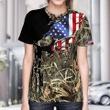 American Flag Duck Skull Hunting All-Over Print Apparels