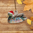 Duck Hunting Christmas Custom Shape Ornament