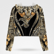 Duck Hunting Camo Cropped Hoodie