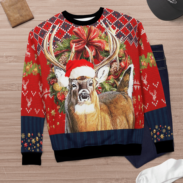Deer Hunting Christmas Ugly Sweater