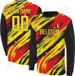 Custom Belgium Euro 2024 Soccer Shirt Long Sleeves