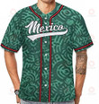 Mexico Custom Nation Team Baseball Jersey for Soccer Fans