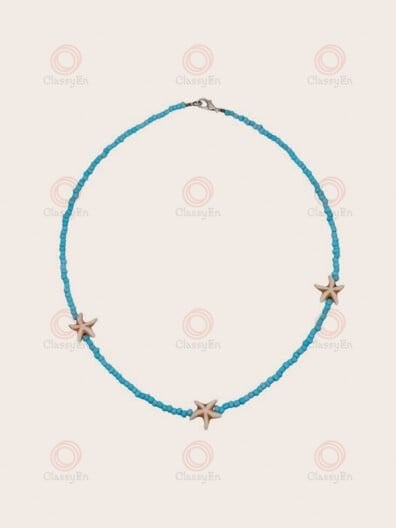 Fashion Bohemian Ethnic Style Women's Necklace Choker Versatile Multi-layer Color Rice Beads Pearl Neck Female Necklace Jewelry