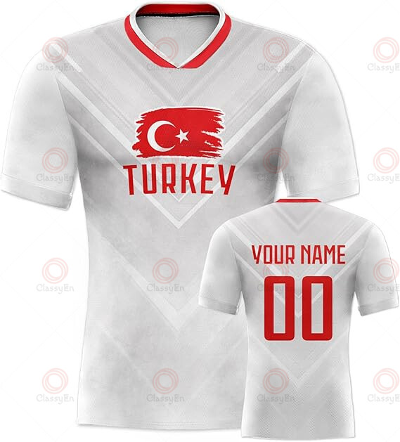Custom Turkey National Team Sports Soccer Jersey
