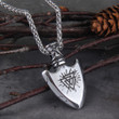 Viking Necklace valknut odin sword Gungnir vegvisir
