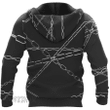 Fenrir is tied with chains - Viking Hoodie - Myvikinggear Store
